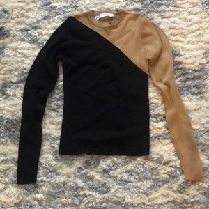 Two Tone Knit Top